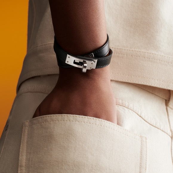 Hermes Jewelry - Gorgeous Hermes  Kelly leather bracelet